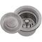 Ruvati Deep Basket Strainer Drain for Kitchen Sinks all Metal with Stopper 3-1/2 inch Stainless Steel RVA1027ST - alternate 2